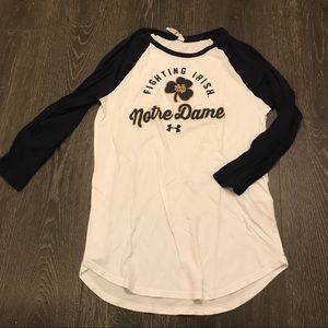 Under Armor Notre Dame Baseball Tee